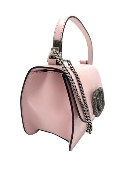 VALENTINO - V-SLING ROSE CANNAELLA LEATHER SHOULDERBAG