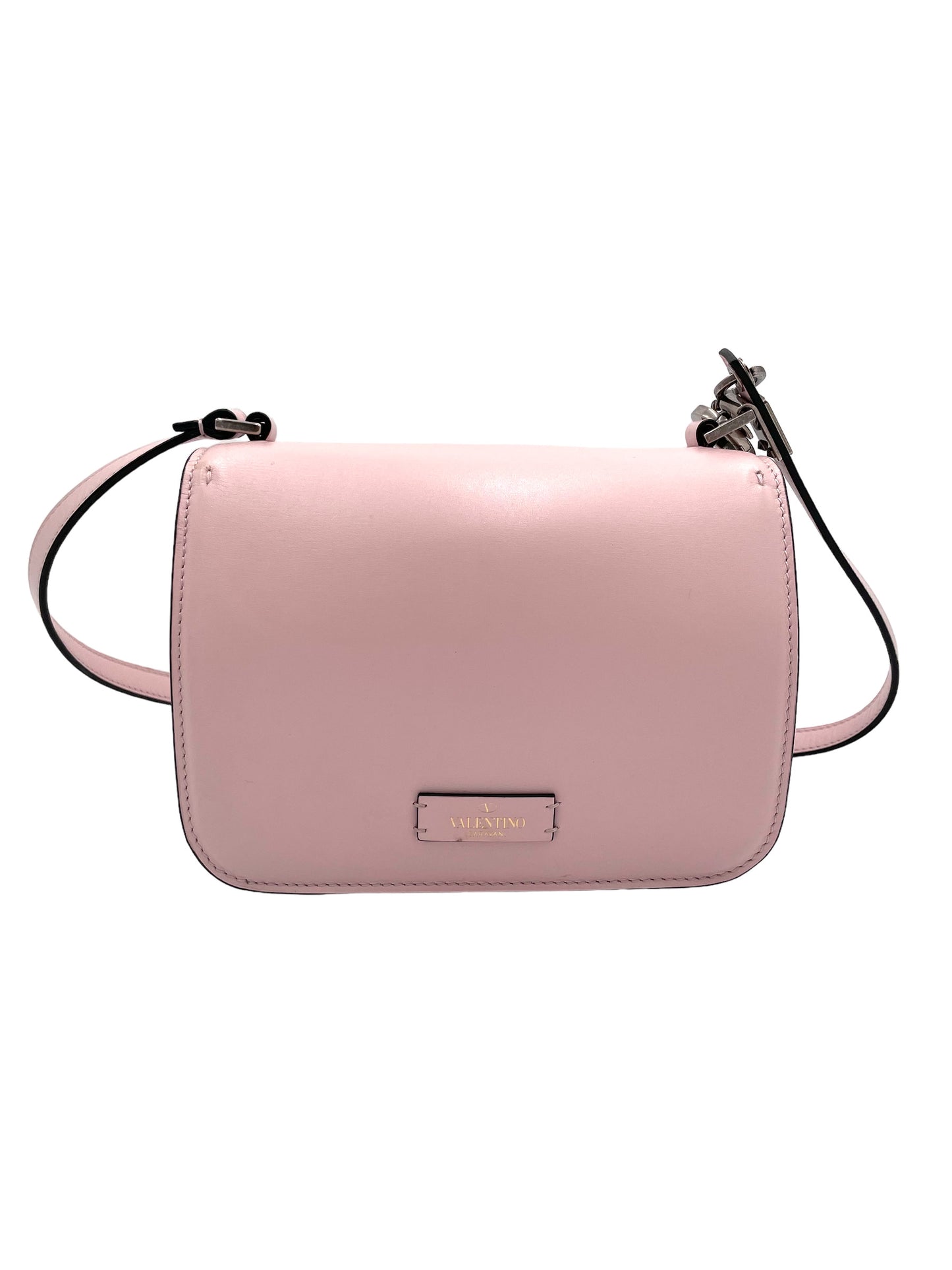 VALENTINO - V-SLING ROSE CANNAELLA LEATHER SHOULDERBAG