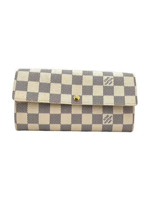 LOUIS VUITTON DAMIER AZUR CANVAS SARAH WALLET