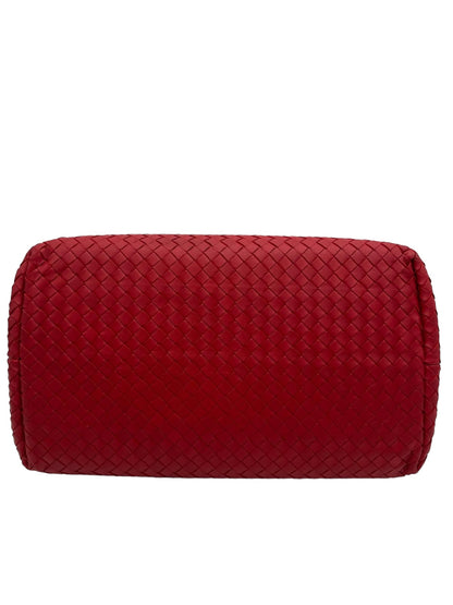 BOTTEGA VENETA INTRECCIATO MEDIUM ROMA TOTE RED