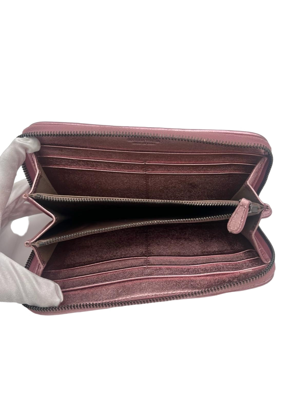 BOTTEGA VENETA INTRECCIATO LONG ZIPPY WALLET