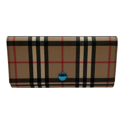 BURBERRY VINTAGE CHECK LEATHER WALLET