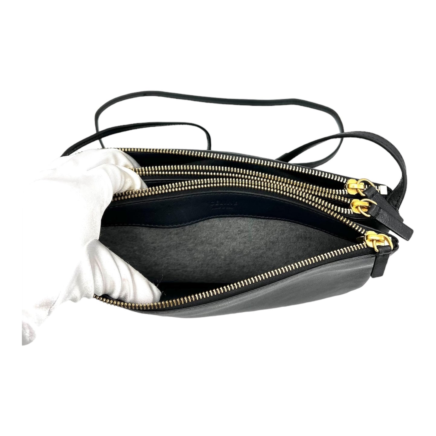 BOLSO BANDOLERA CELINE TRIO DE PIEL