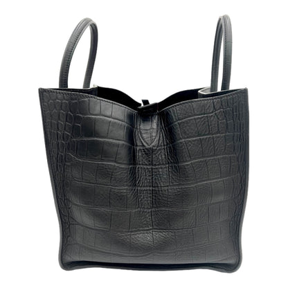 CELINE PHANTOM CROCODILE BAG BLACK