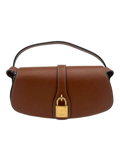 CELINE SMOOTH CALFSKIN TABOU CLUTCH ON STRAP