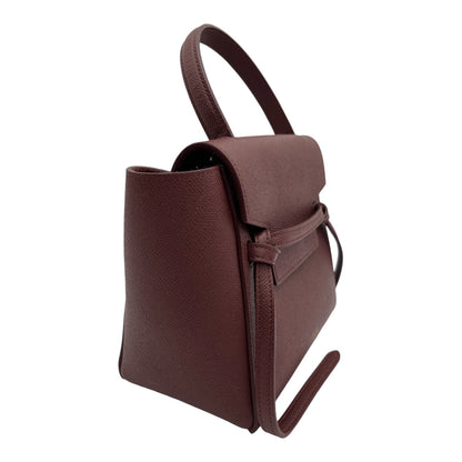 CELINE BELT BAG NANO IN BURGUNDY