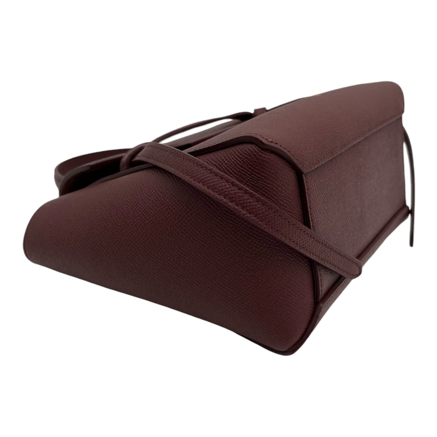 CELINE BELT BAG NANO IN BURGUNDY