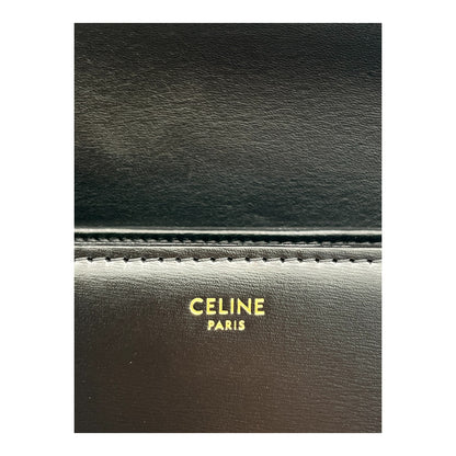 CELINE TRIOMPHE LEATHER CROSSBODY BAG