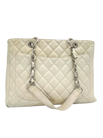 CHANEL GRAND SHOPPING TOTE WHITE