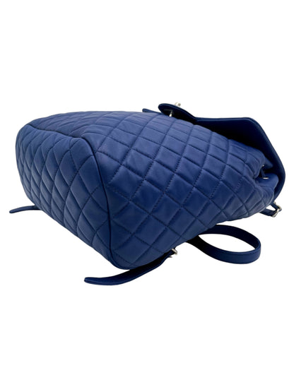 CHANEL BLUE QUILTED LAMBSKIN URBAN SPIRIT BACKPACK LARGE