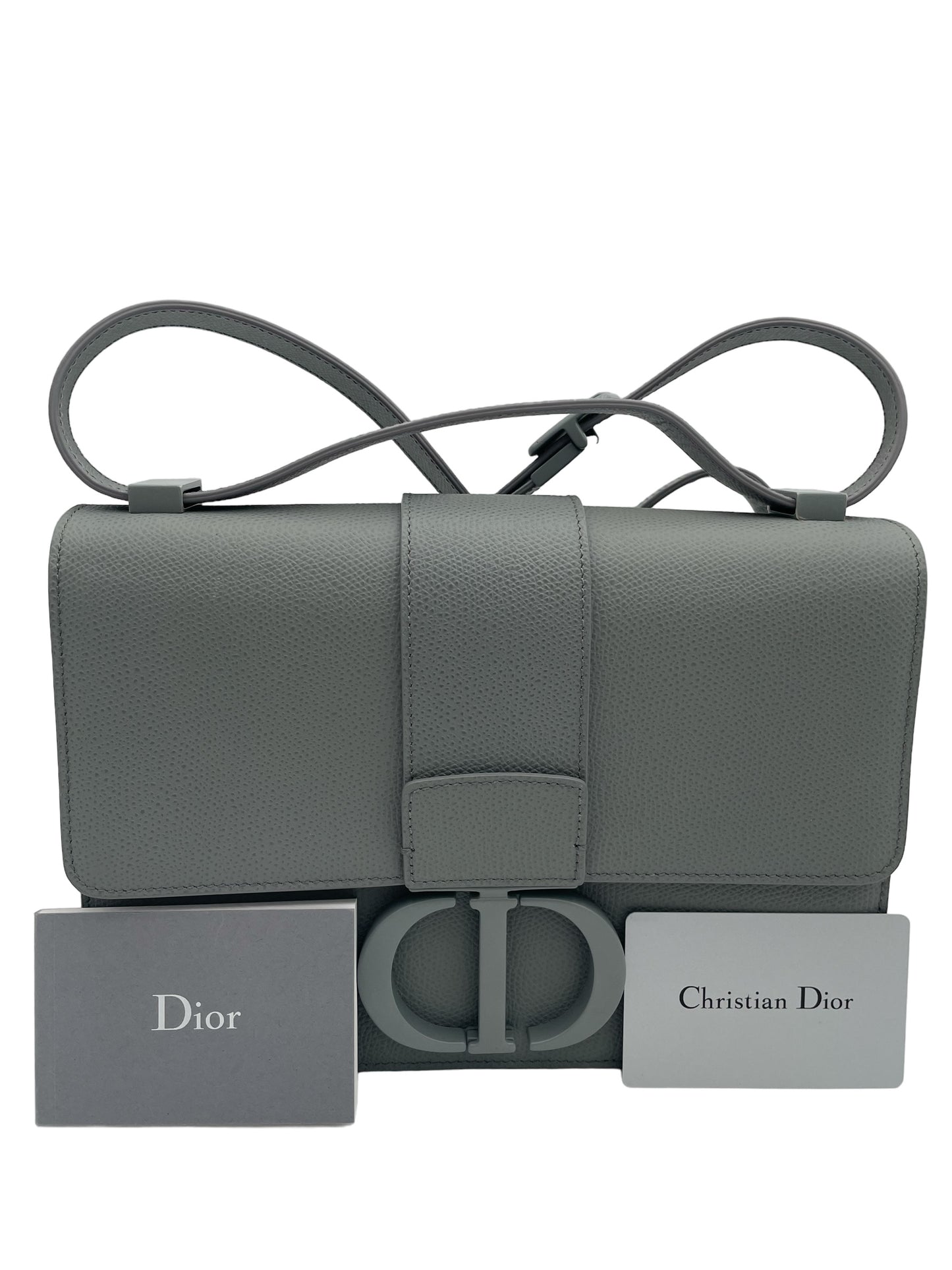 DIOR GREY CALFSKIN MONTAINGNE 30