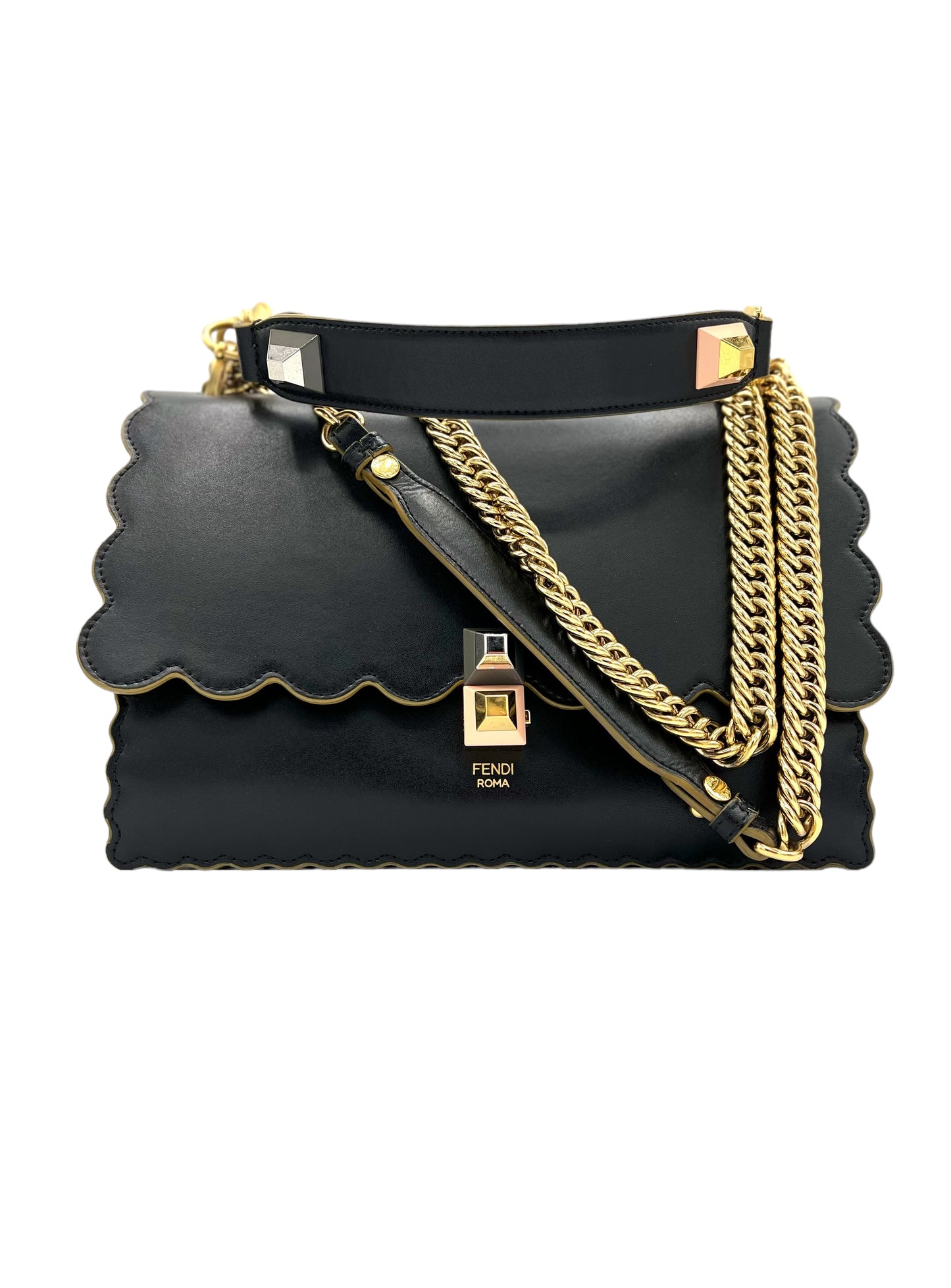 BOLSO DE HOMBRO FENDI-KAN DE PIEL