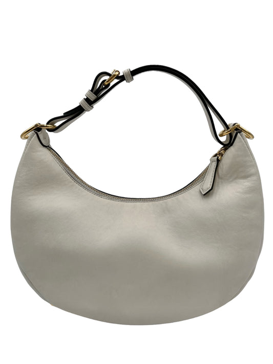 FENDI- FENDIGRAPY SMALL LEATHER HOBO BAG