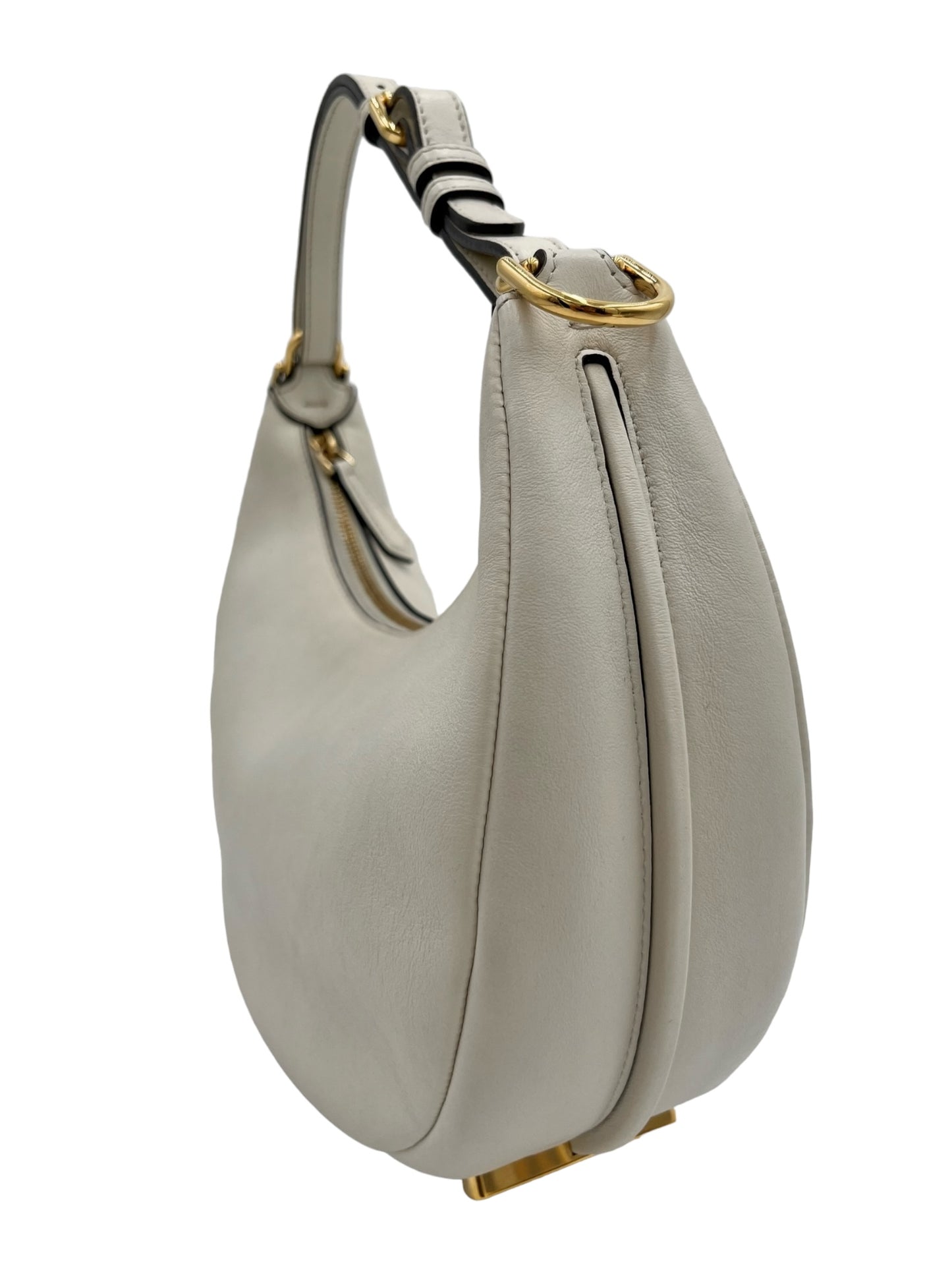 FENDI- FENDIGRAPY SMALL LEATHER HOBO BAG