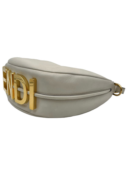 FENDI- FENDIGRAPY SMALL LEATHER HOBO BAG