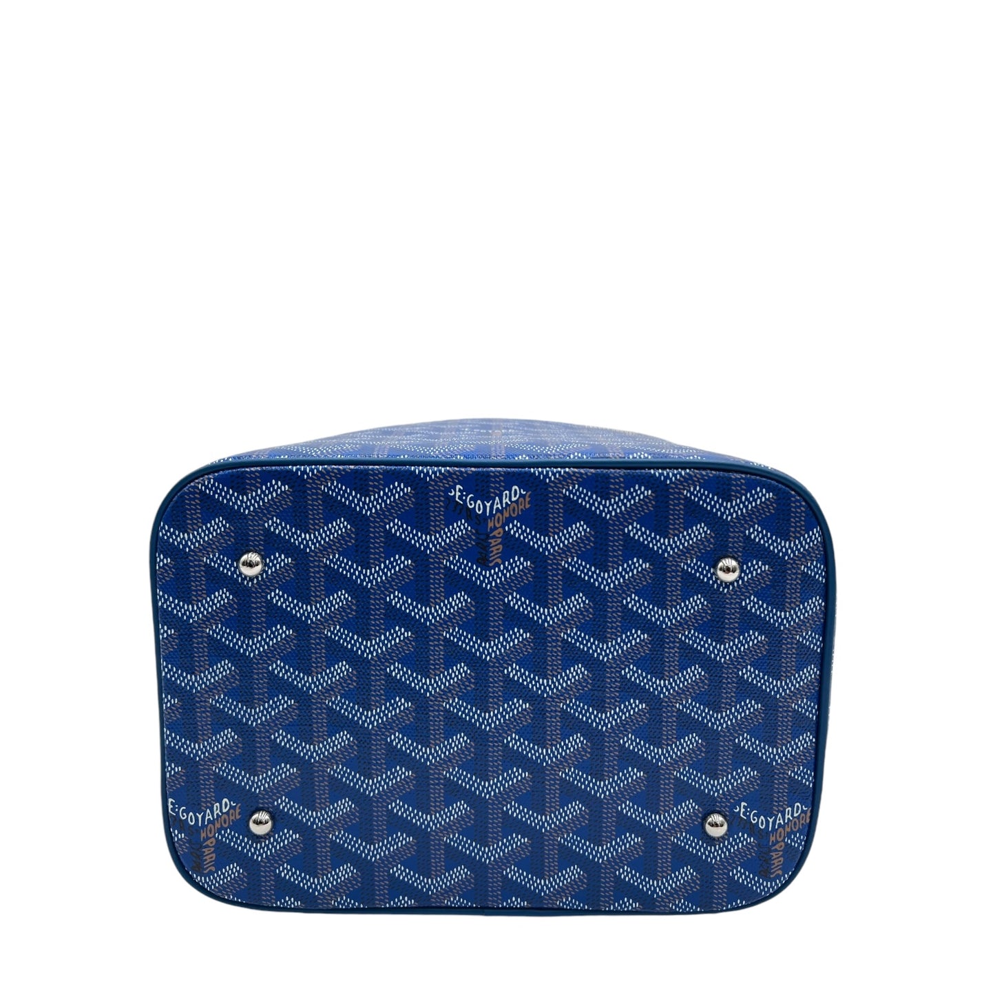 GOYARD MUSE VANITY CASE COATED CANVAS BLUE