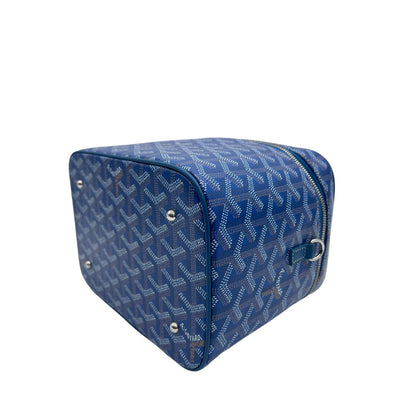 GOYARD MUSE VANITY CASE COATED CANVAS BLUE