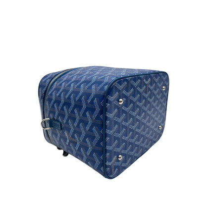 GOYARD MUSE VANITY CASE COATED CANVAS BLUE