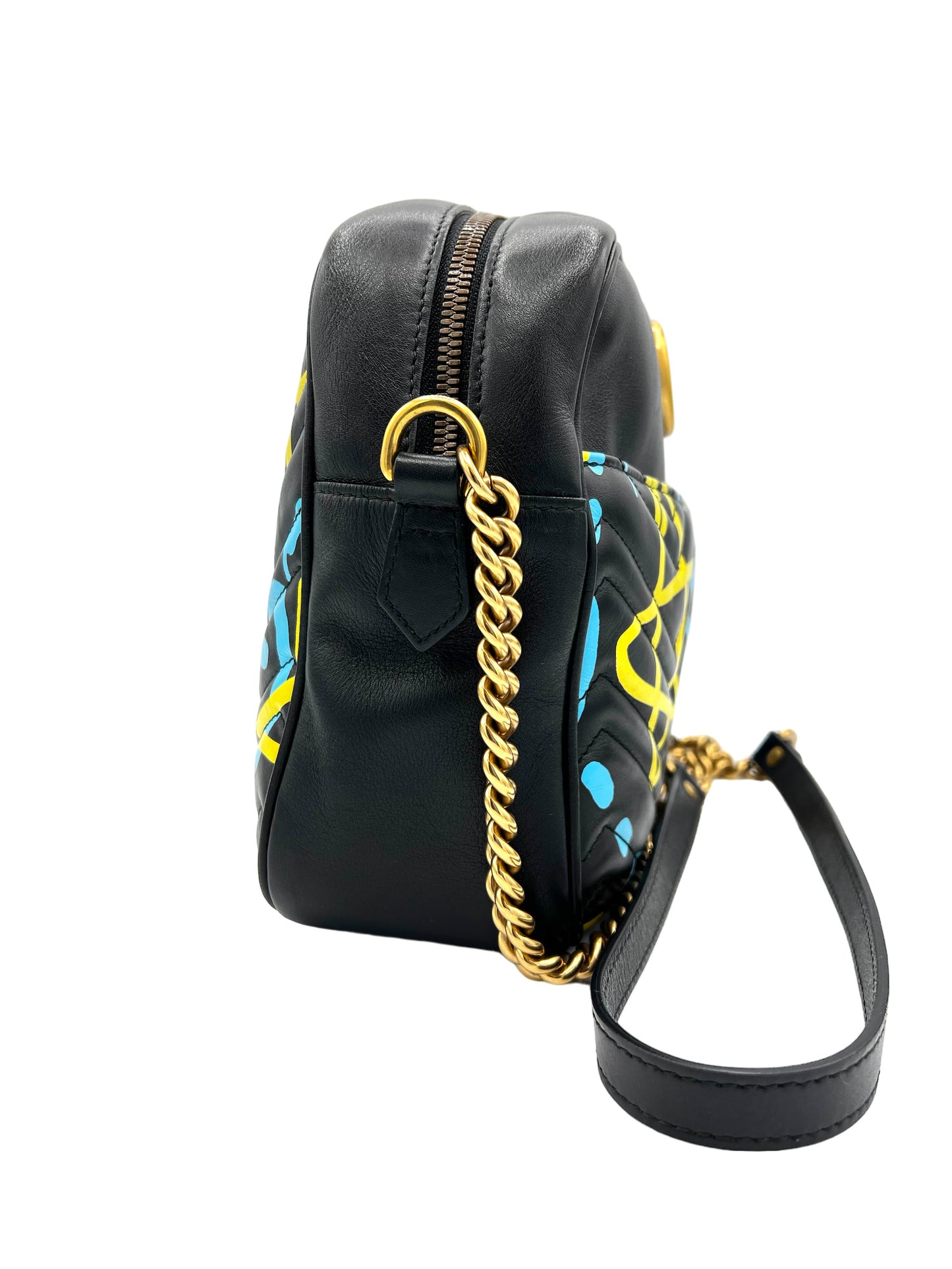 GUCCI- GRAFFITI CROSSBODY BAG