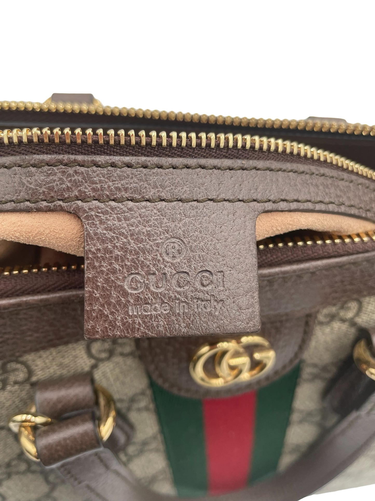 GUCCI OPHIDIA MEDIUM GG SUPREME TOTE BEIGE