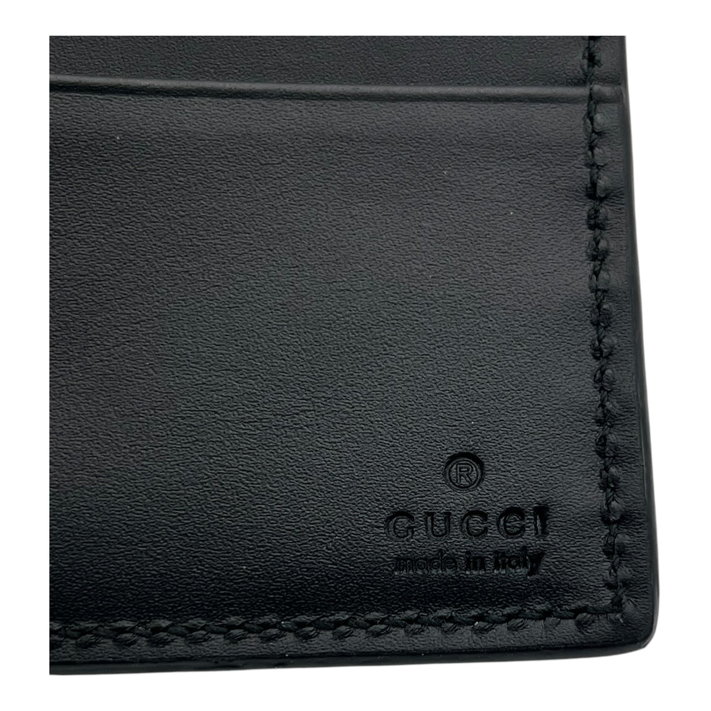 GUCCI GG LION LOZENGE BIFOLD WALLET