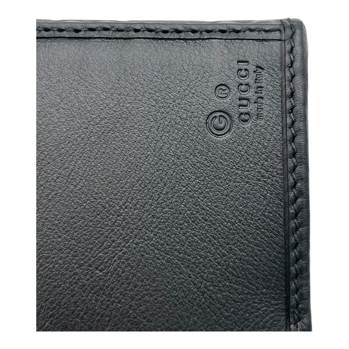 GUCCI GUCCISSIMA LEATHER FLAP  CONTINENTAL WALLET