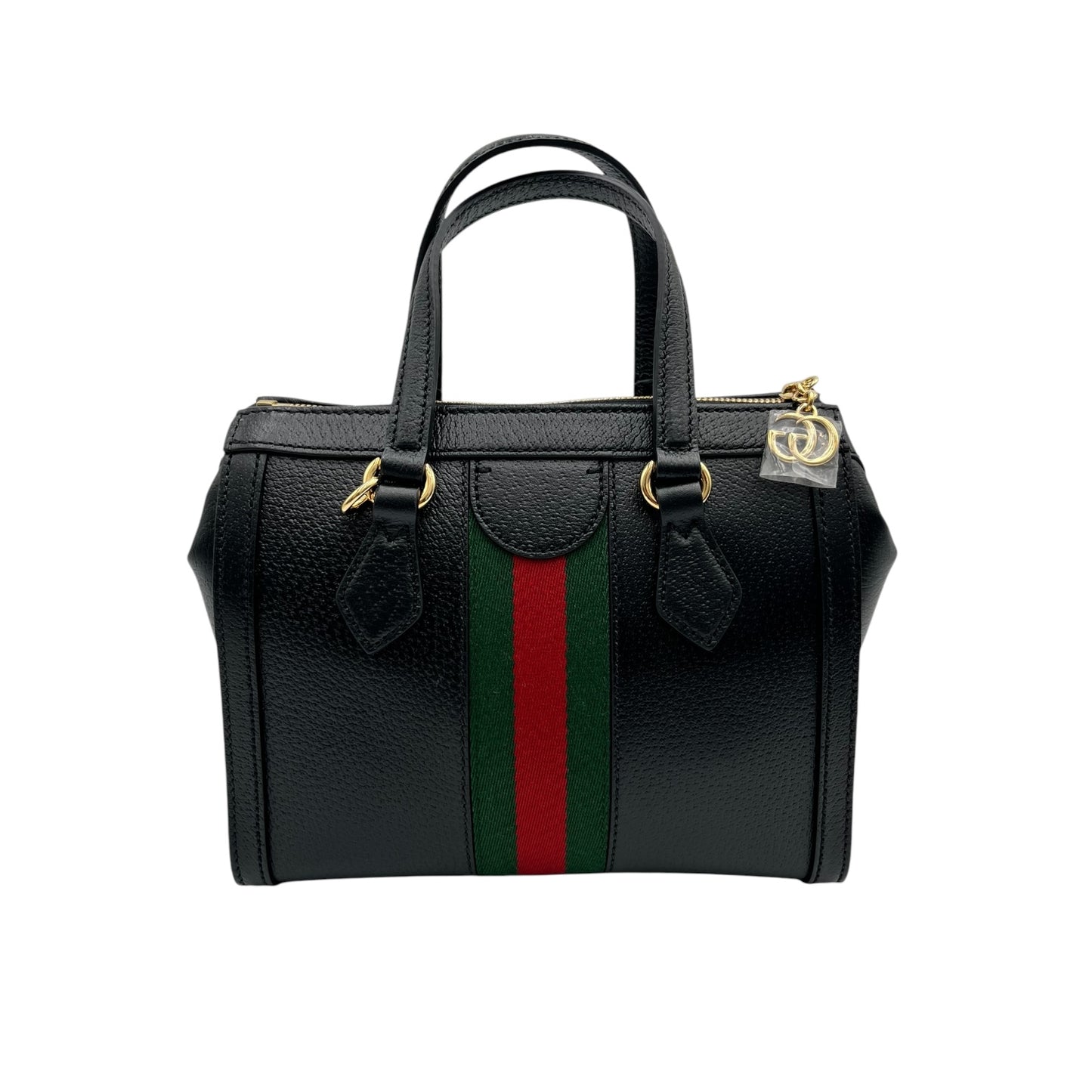 GUCCI GG SUPREME CANVA OPHIDIA TOTE SMALL BLACK