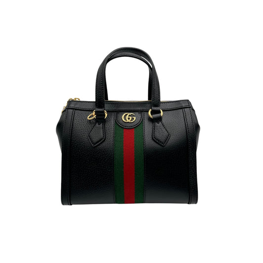 GUCCI GG SUPREME CANVA OPHIDIA TOTE SMALL BLACK