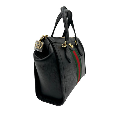 GUCCI GG SUPREME CANVA OPHIDIA TOTE SMALL BLACK