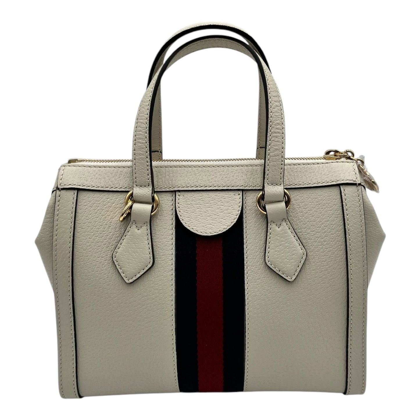 GUCCI GG SUPREME CANVA OPHIDIA TOTE SMALL WHITE