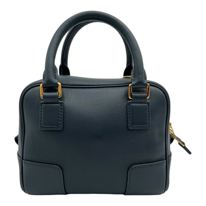 LOEWE AMAZONA SMALL NAVY LEATHER BAG