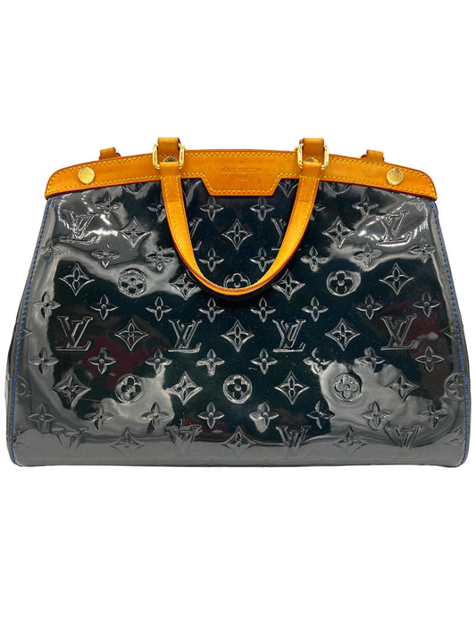 LOUIS VUITTON AMARANTE MONOGRAM VERNIS BREA MM BAG