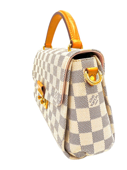 LOUIS VUITTON CROISETTE CROSSBODY BAG DAMIER AZUR