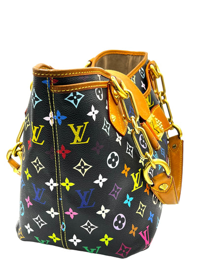 LOUIS VUITTON MONOGRAM MULTICOLOR ANNIE GM BLACK