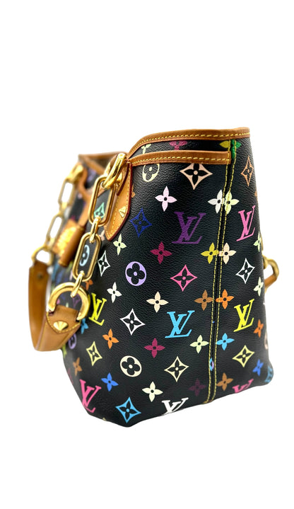 LOUIS VUITTON MONOGRAMA MULTICOLOR ANNIE MM NEGRO