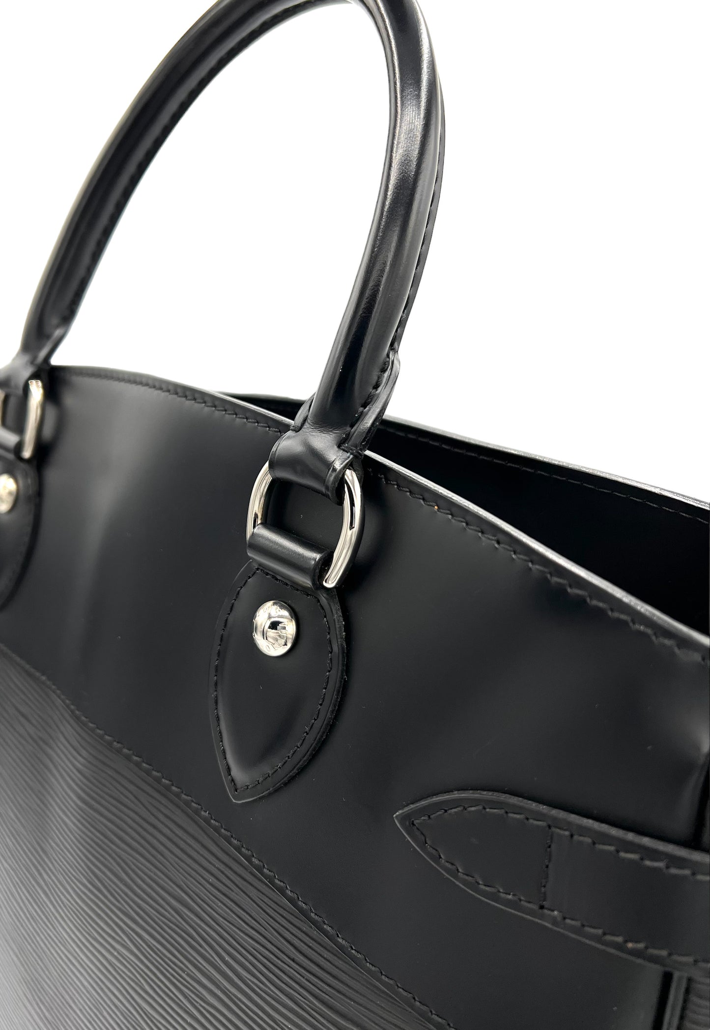 LOUIS VUITTON PASSY GM EPI LEATHER TOTE BAG BLACK