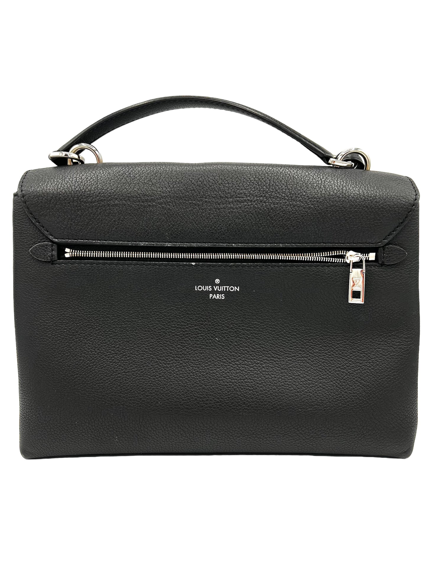 LOUIS VUITTON SOFT CALFSKIN MY LOCKME TOP HANDLE BLACK