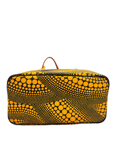 BOLSO TOTE NEVERFULL MM CON MONOGRAMA INFINITO Y PUNTOS KUSAMA AMARILLO DE LOUIS VUITTON