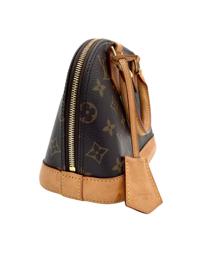 LOUIS VUITTON ALMA BB MONOGRAM BROWN