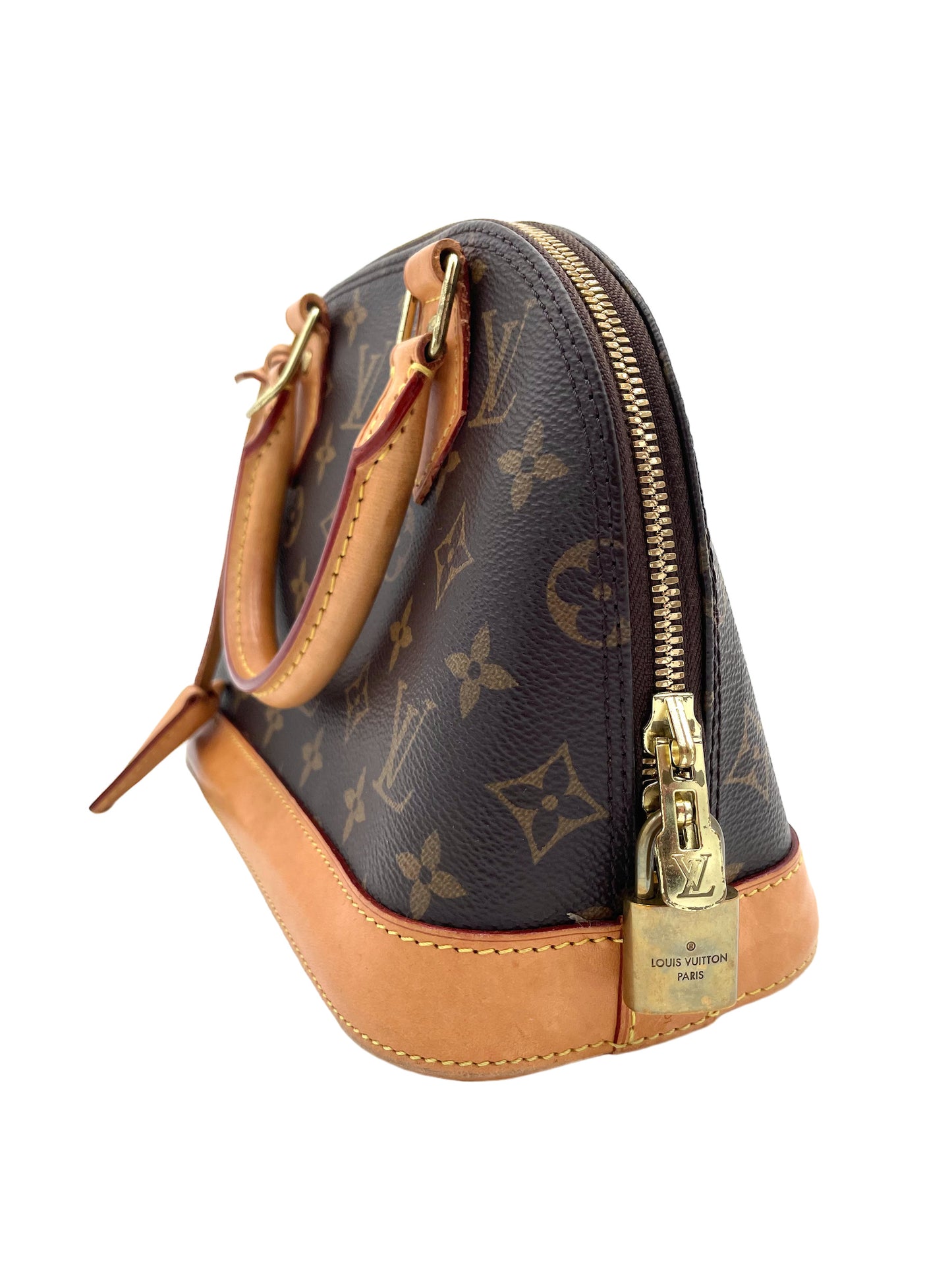 LOUIS VUITTON ALMA BB MONOGRAM BROWN