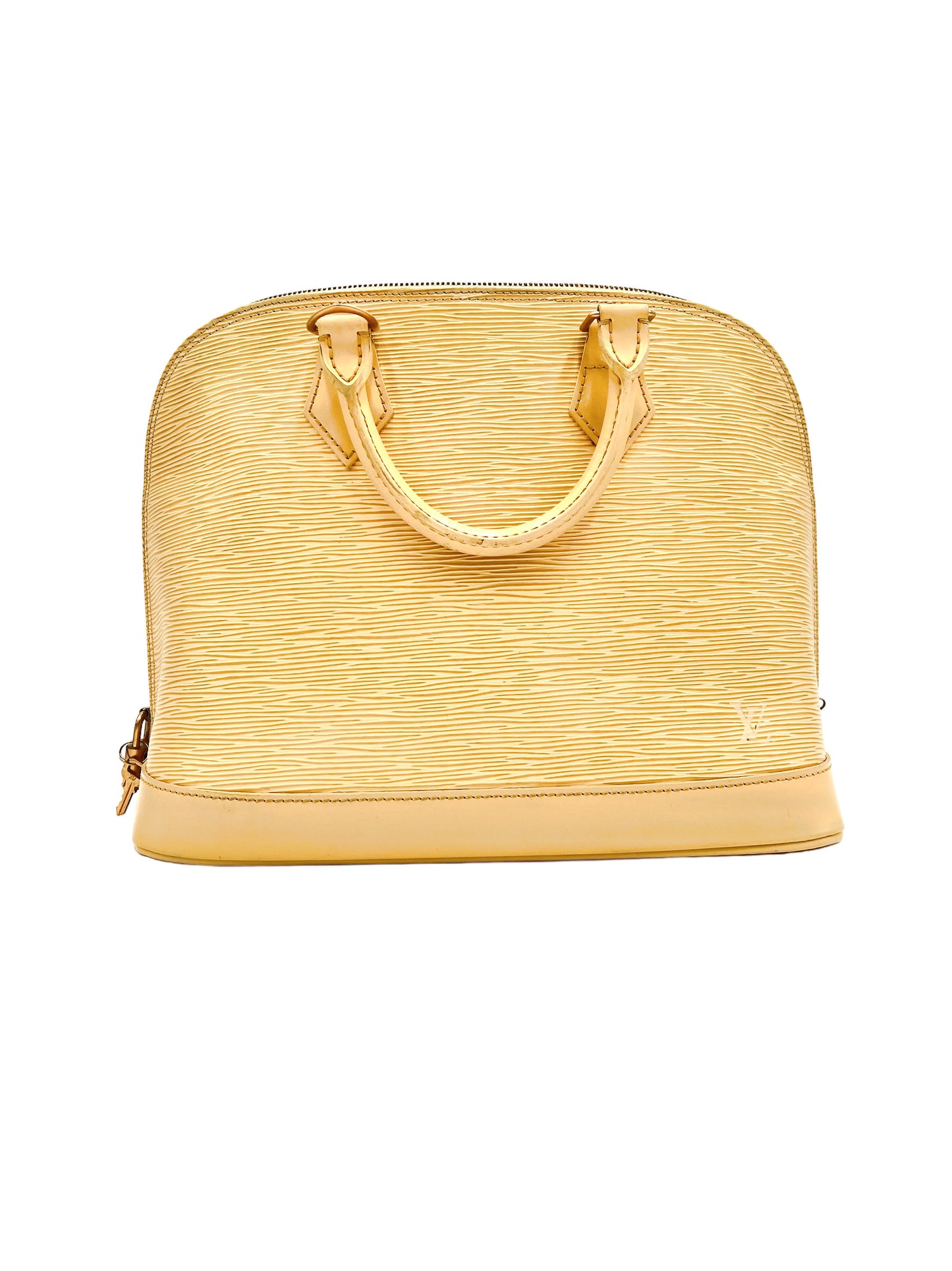 BOLSO LOUIS VUITTON ALMA DE PIEL AMARILLO