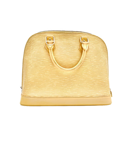 BOLSO LOUIS VUITTON ALMA DE PIEL AMARILLO