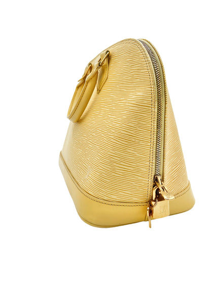 BOLSO LOUIS VUITTON ALMA DE PIEL AMARILLO