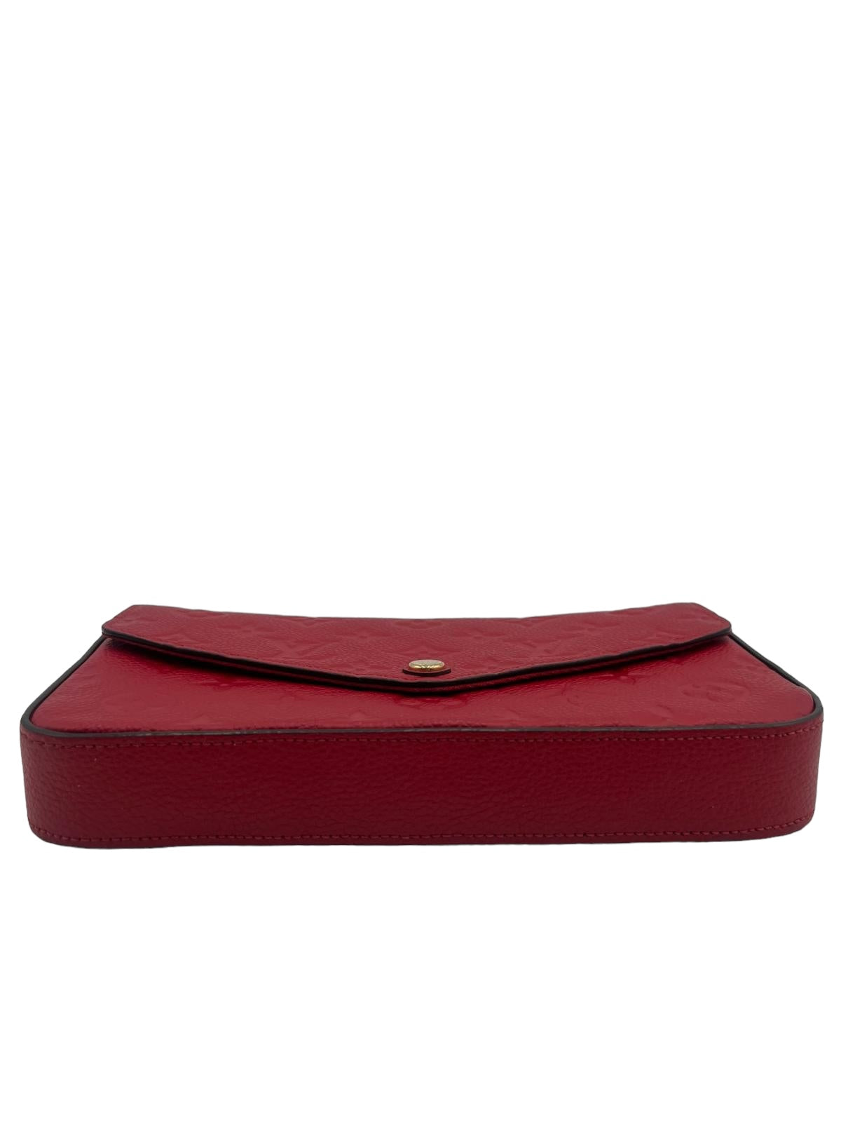 LOUIS VUITTON MONOGRAM EMPREINTE POCHETTE FELICE RED