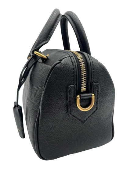 LOUIS VUITTON SPEEDY 20 BLACK MONOGRAM EMPREINTE