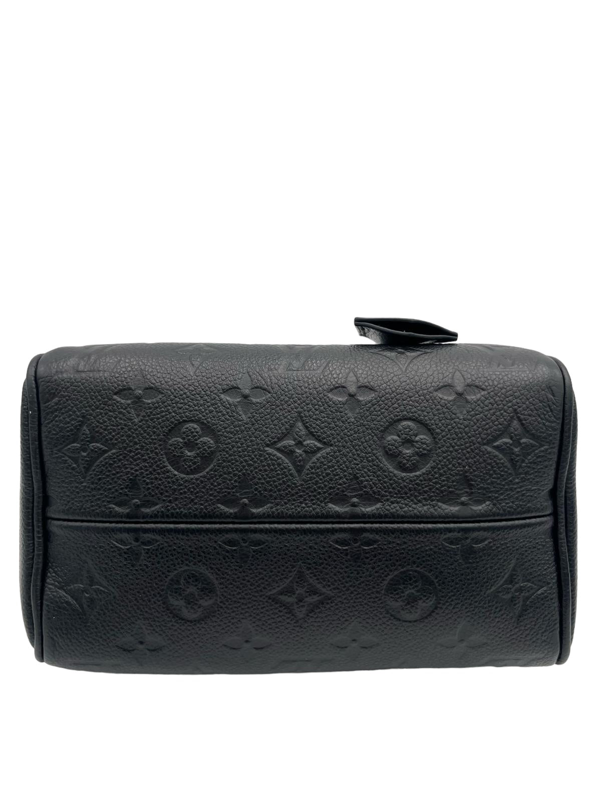 LOUIS VUITTON SPEEDY 20 BLACK MONOGRAM EMPREINTE