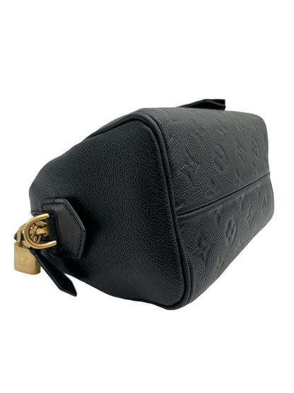 LOUIS VUITTON SPEEDY 20 BLACK MONOGRAM EMPREINTE