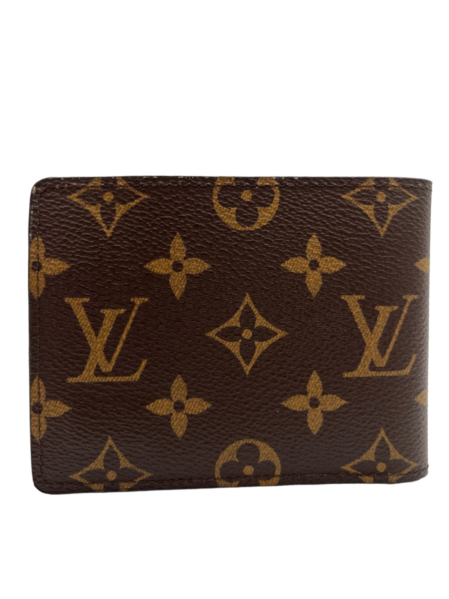 LOUIS VUITTON CANVAS MULTIPLE MONOGRAM BROWN COATED WALLET