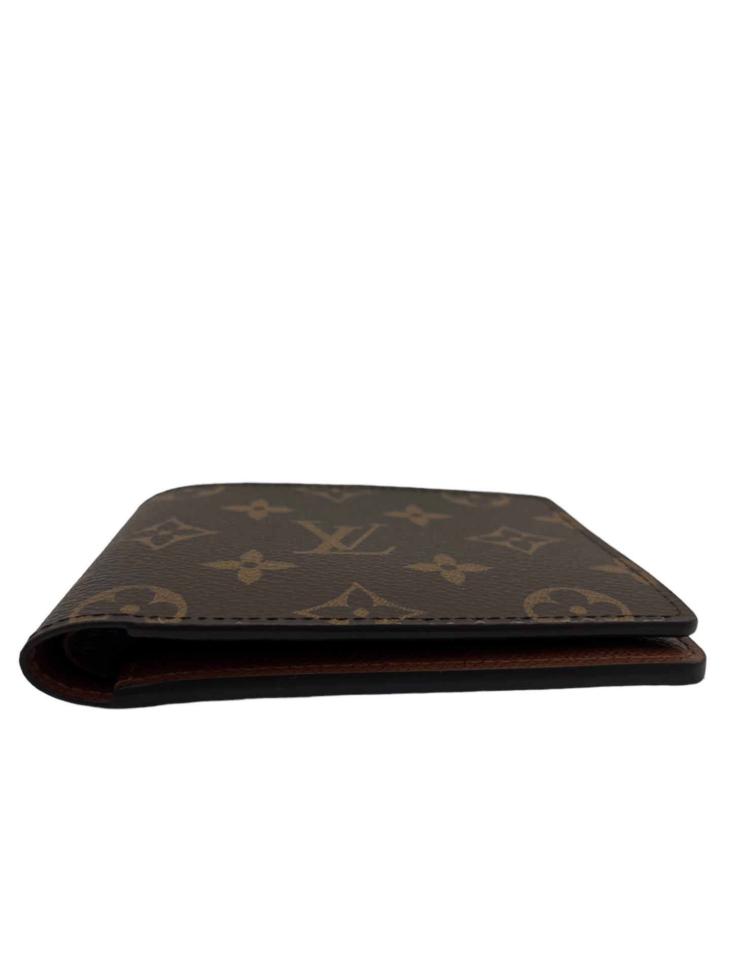 LOUIS VUITTON CANVAS MULTIPLE MONOGRAM BROWN COATED WALLET