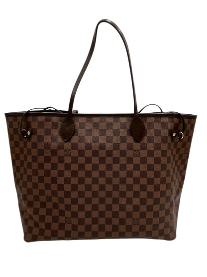 LOUIS VUITTON DAMIER EBENE NEVERFULL WITH POUCH